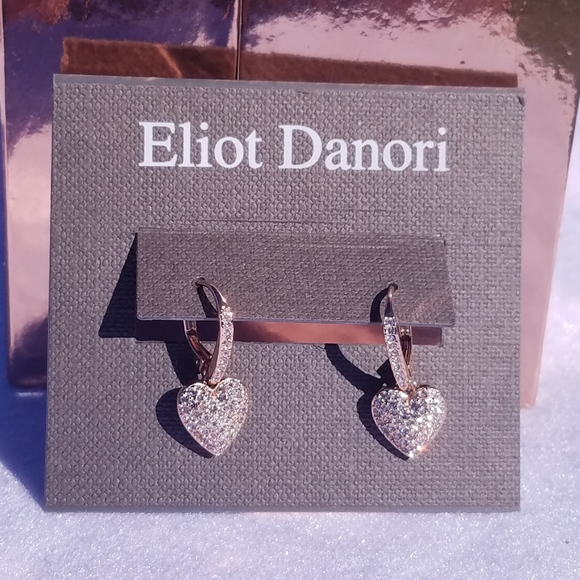 Eliot Danori Jewelry - Eliot Danori heart earrings